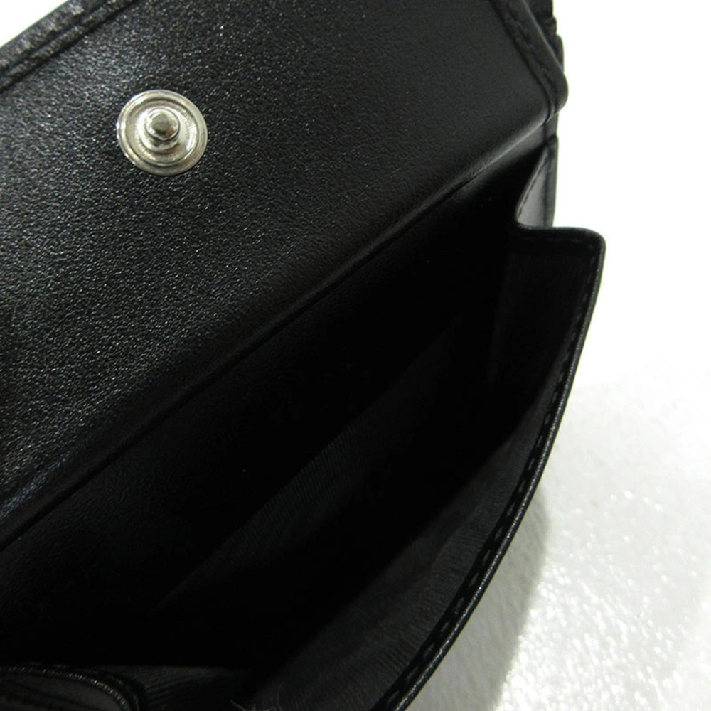 GUCCI GG Embossed Bi fold Wallet Black - Picture 7 of 8